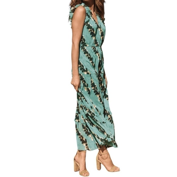 Nic+Zoe Rolling Reef Dress in Aqua Multi SZ 6 - Picture 4 of 9